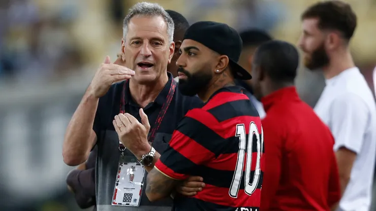 Landim: presidente abriu o jogo sobre futuro de Gabigol no Flamengo (Foto: Wagner Meier/Getty Images)