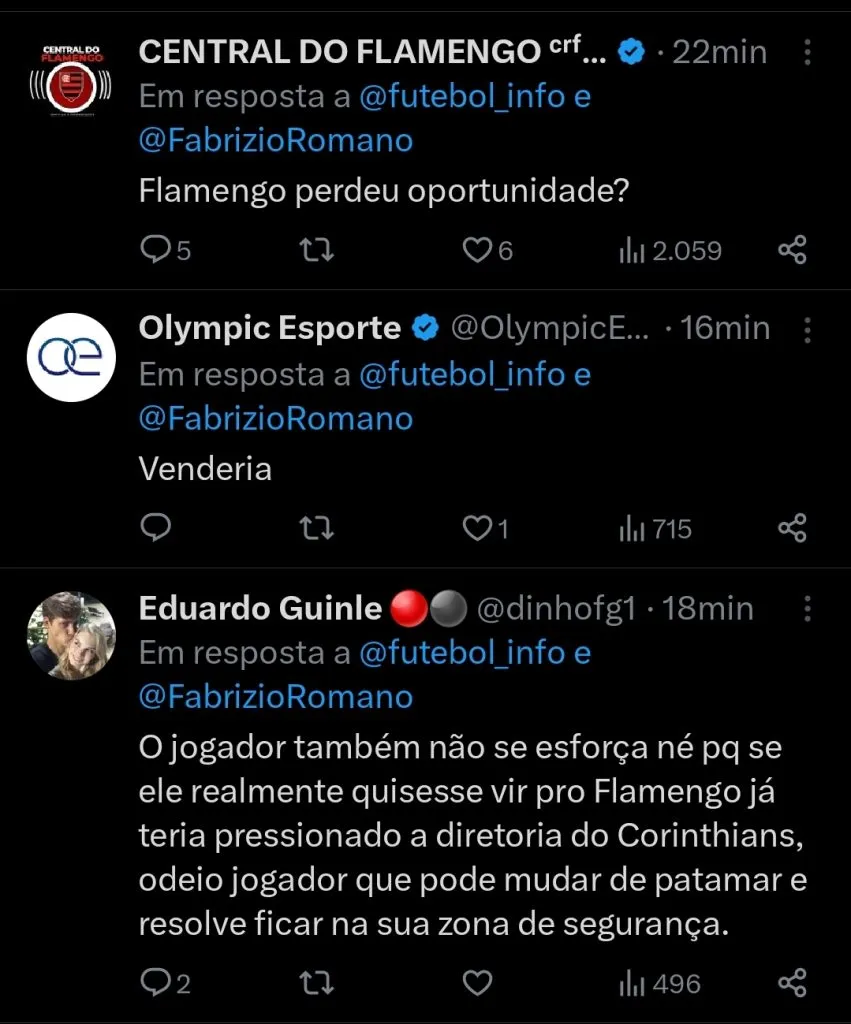 Repercussão via Twitter