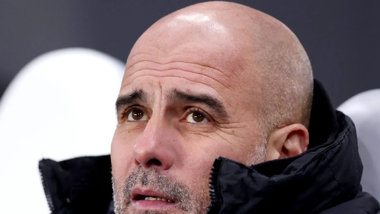 Pep Guardiola, Manager of Manchester City (Photo by Alex Livesey/Getty Images)