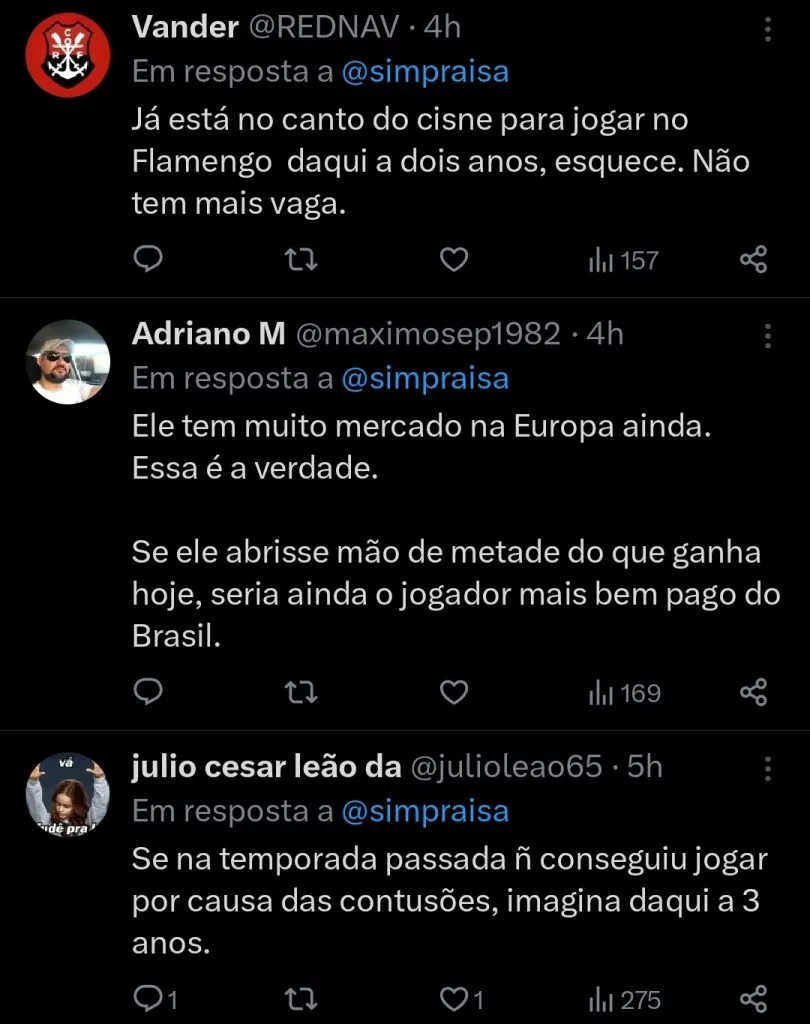 Repercussão via Twitter