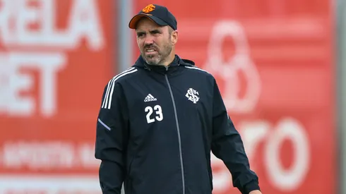 O jogador não está treinando com Coudet neste momento (Foto Ricardo Duarte/Internacional/Divulgação)