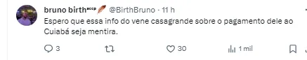 Torcida do Corinthians comenta sobre a situação envolvendo Raniele