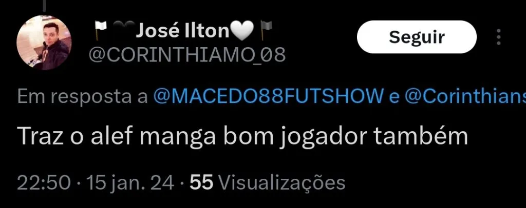 Repercussão via Twitter