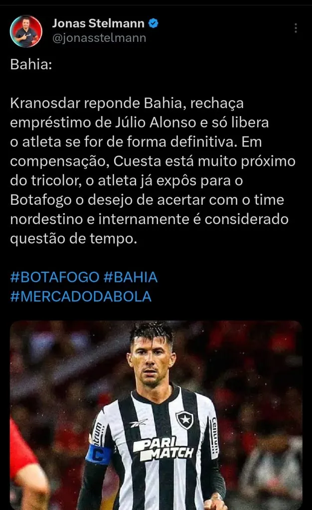 Repercussão via Twitter