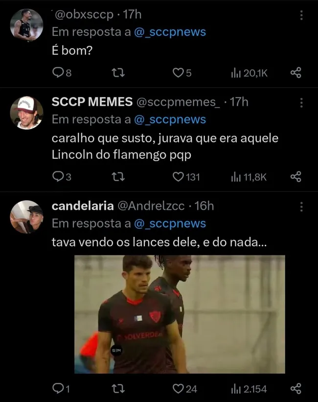 Repercussão via Twitter