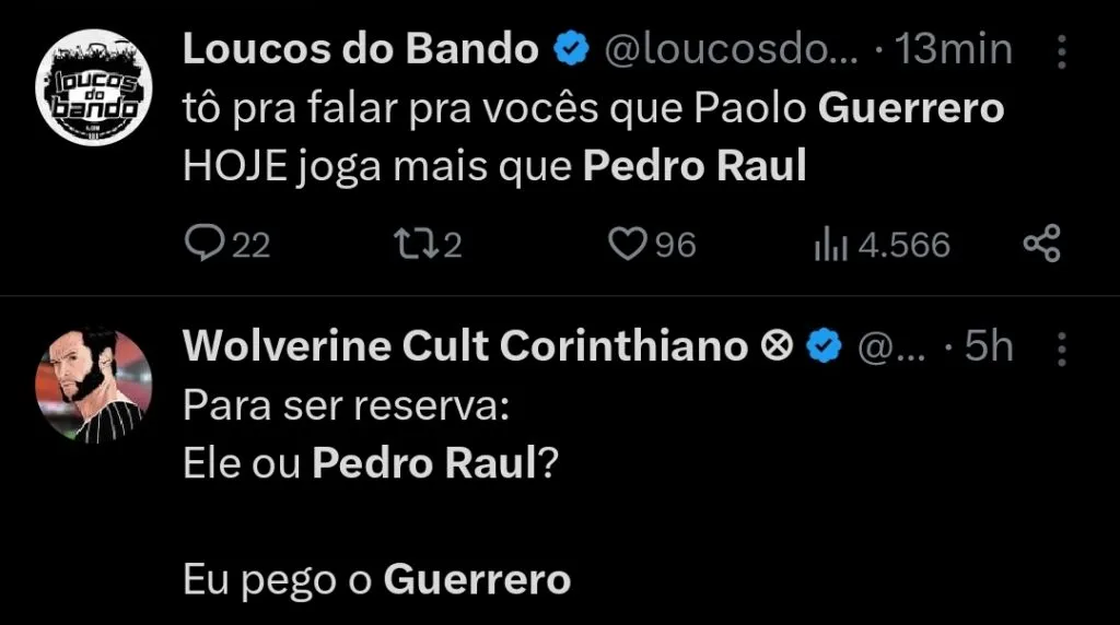 Repercussão via Twitter