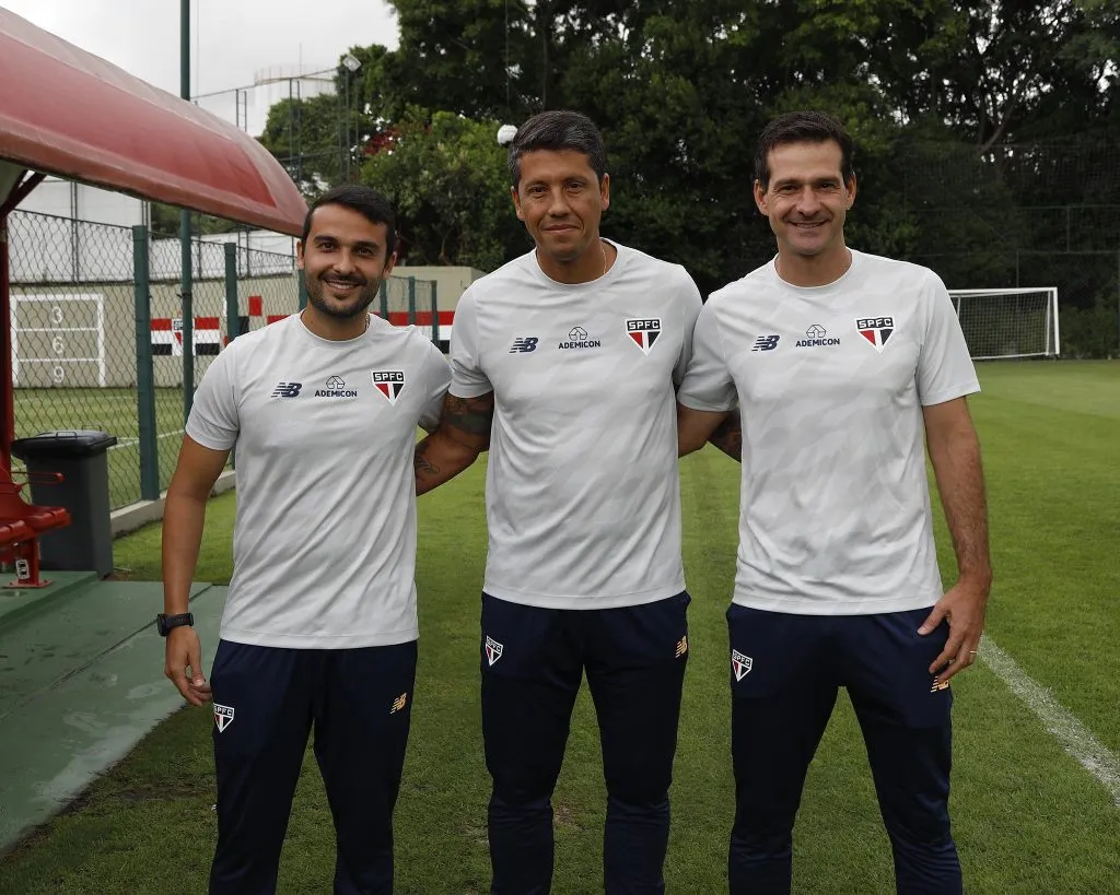 Nova comissão técnica do São Paulo. Foto: Rubens Chiri / saopaulofc.net
