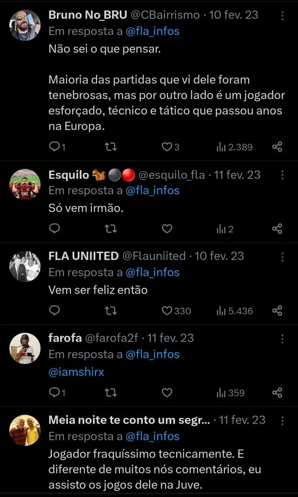 Repercussão via Twitter
