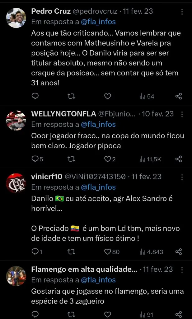Repercussão via Twitter