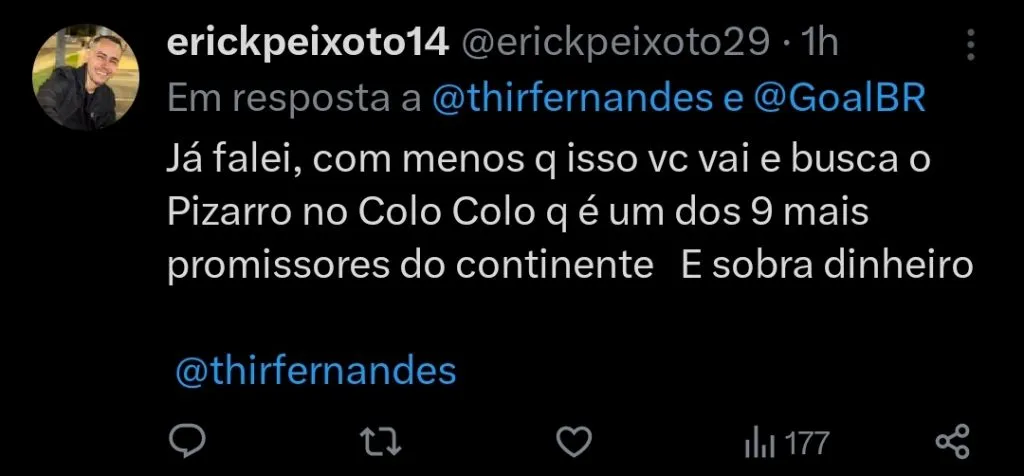 Repercussão via Twitter