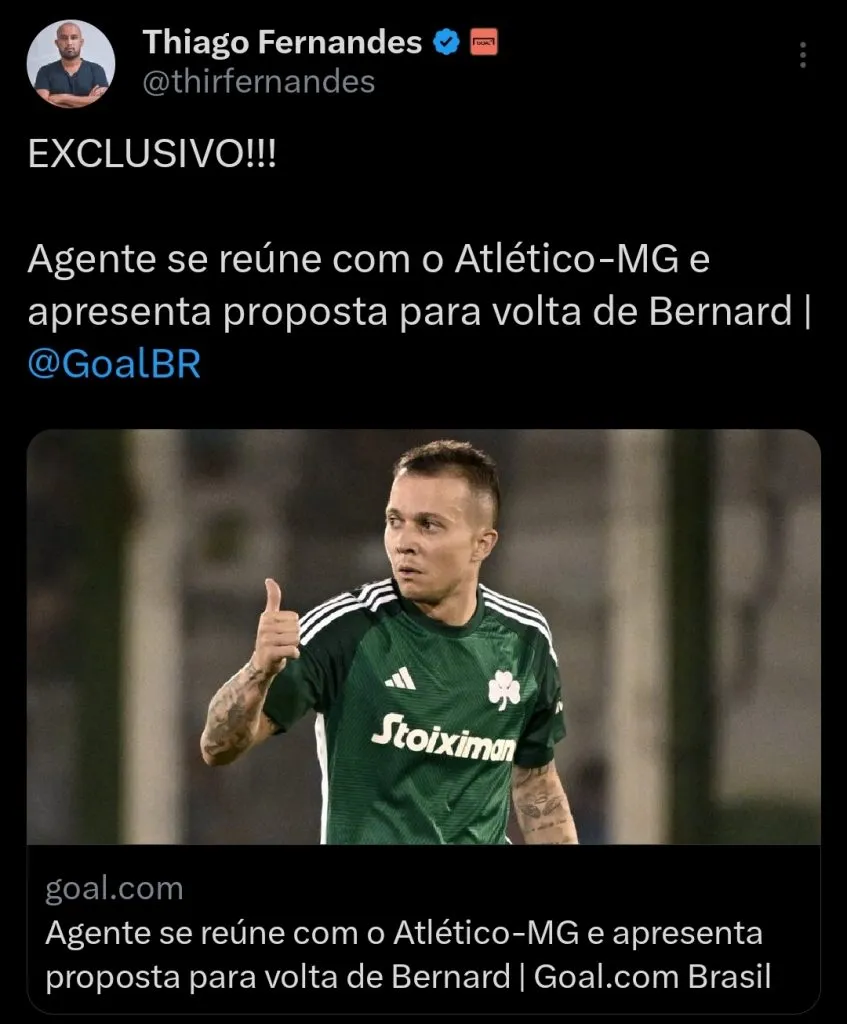 Repercussão via Twitter