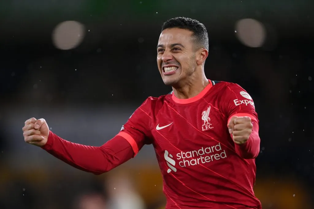 Meio-campista no duelo diante do Wolves (Photo by Laurence Griffiths/Getty Images)