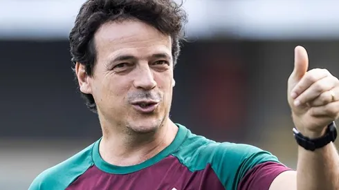 fernando diniz, técnico do fluminense.Foto: Abner Dourado/AGIF