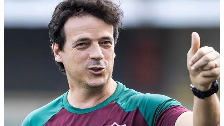 fernando diniz, técnico do fluminense.Foto: Abner Dourado/AGIF