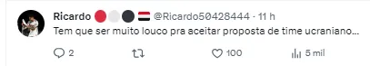 Torcida do São Paulo comenta sobre a negociação de Talles