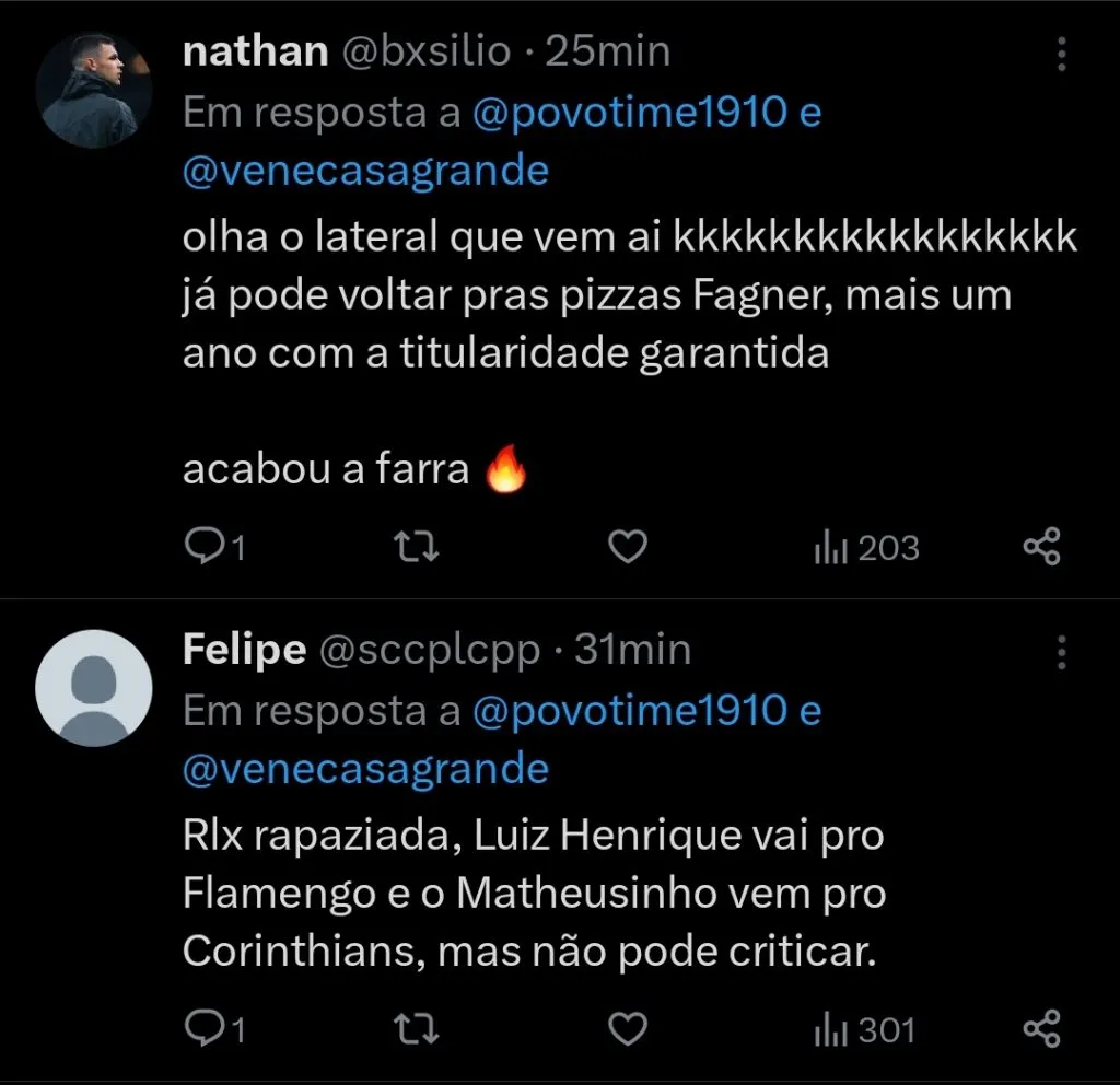 Repercussão via Twitter