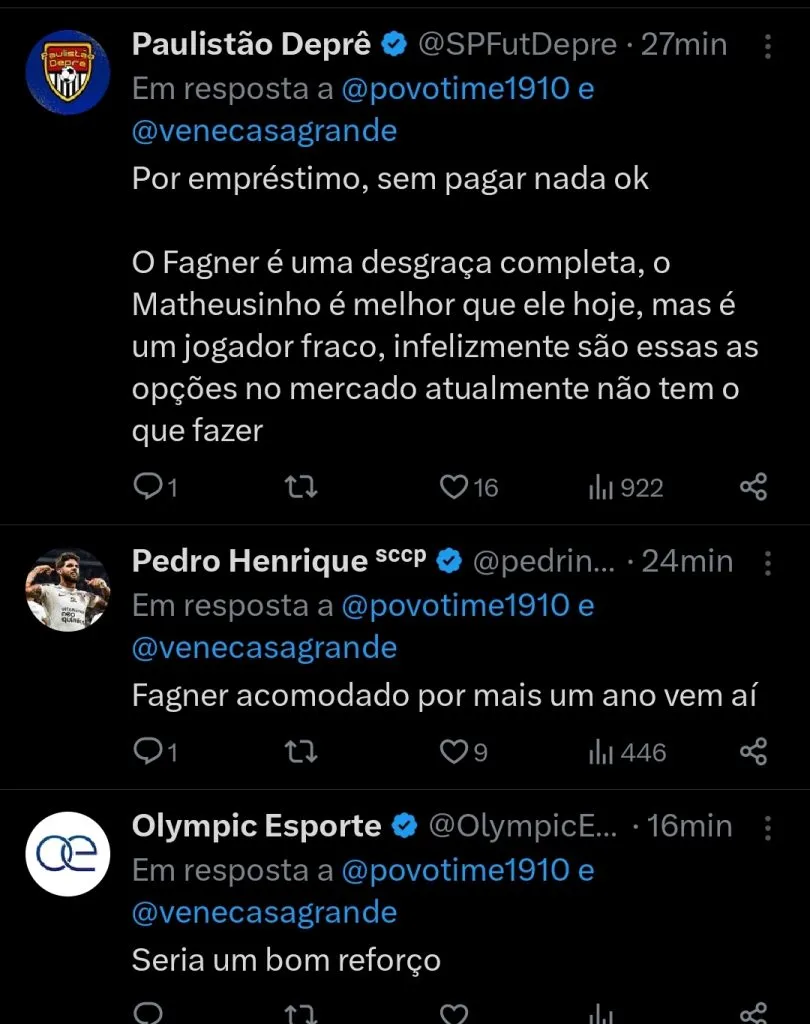 Repercussão via Twitter