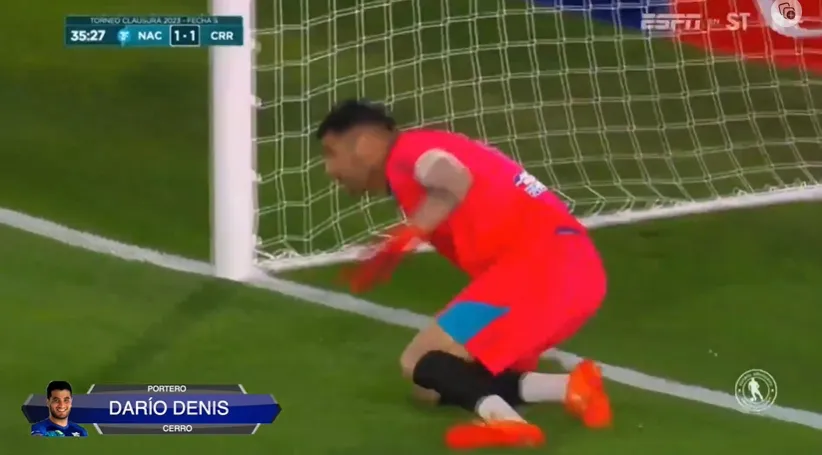 Goleiro do Cerro, alvo do Santos