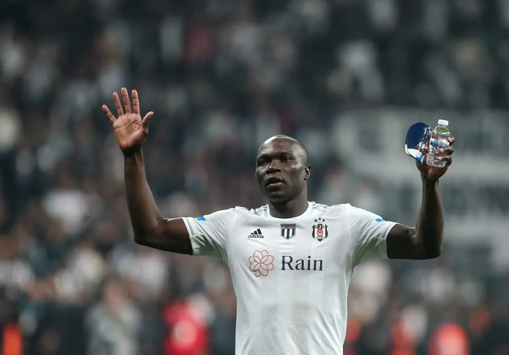 Vincent Aboubakar pelo Besiktas. (Photo by Ahmad Mora/Getty Images)