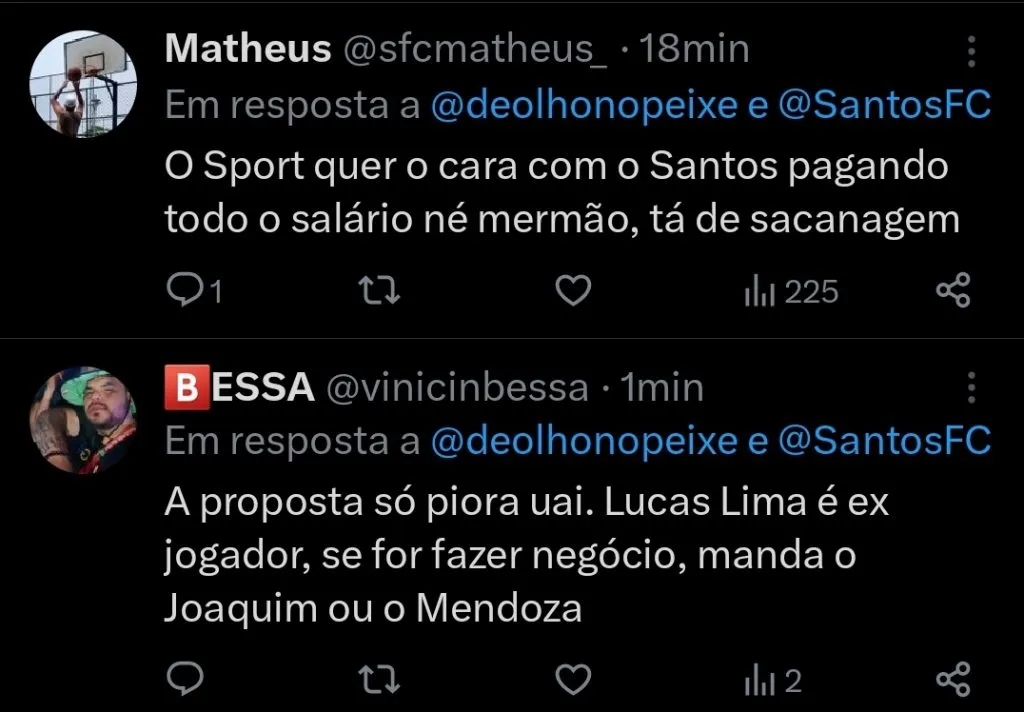 Repercussão via Twitter