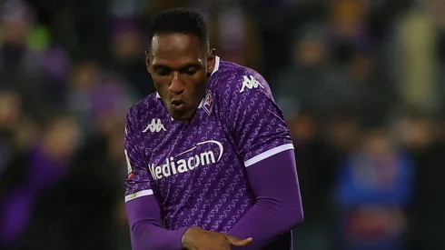 Mina pela Fiorentina. (Photo by Gabriele Maltinti/Getty Images)