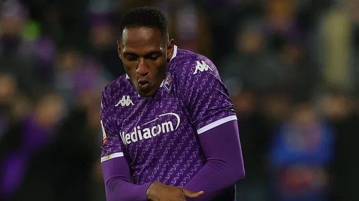 Mina pela Fiorentina. (Photo by Gabriele Maltinti/Getty Images)