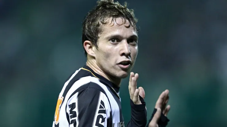 Jogador em tempos de Galo. Foto: Heuler Andrey/AGIF