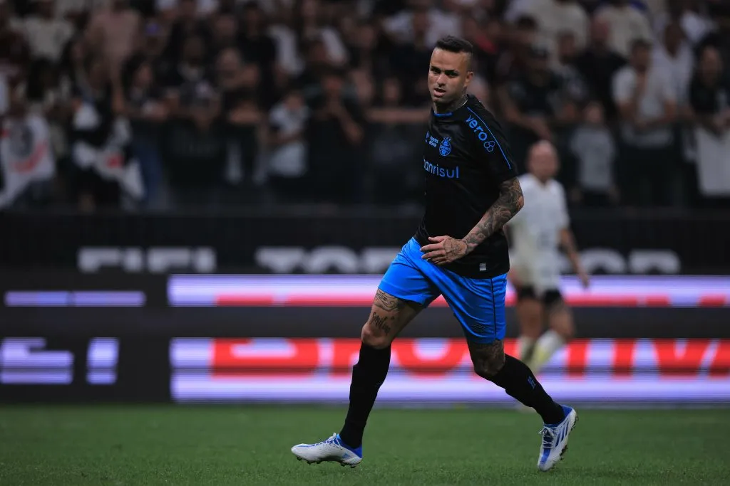 Luan em partida contra o Corinthians. Foto: Ettore Chiereguini/AGIF
