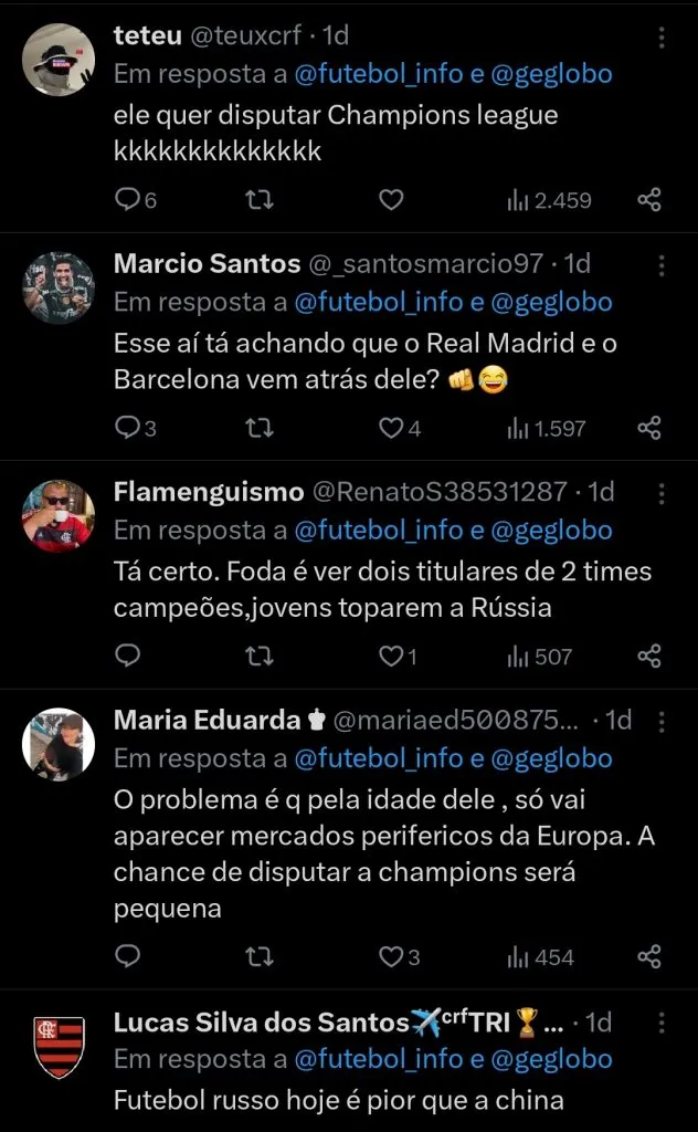 Repercussão via Twitter