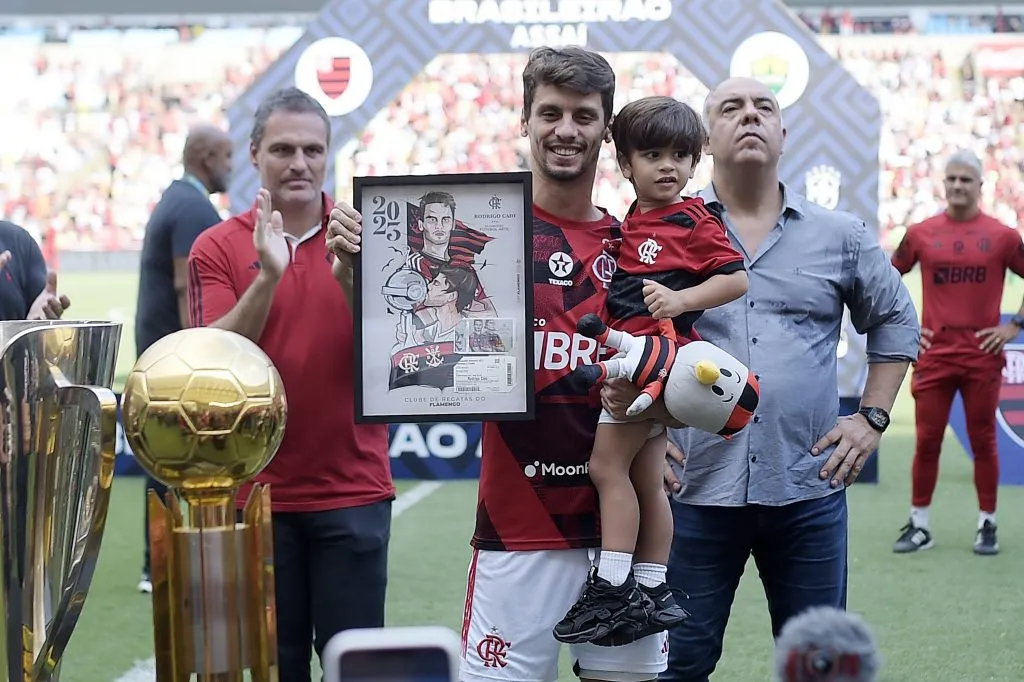 Despedida de Rodrigo Caio do Flamengo. Foto: Alexandre Loureiro/AGIF