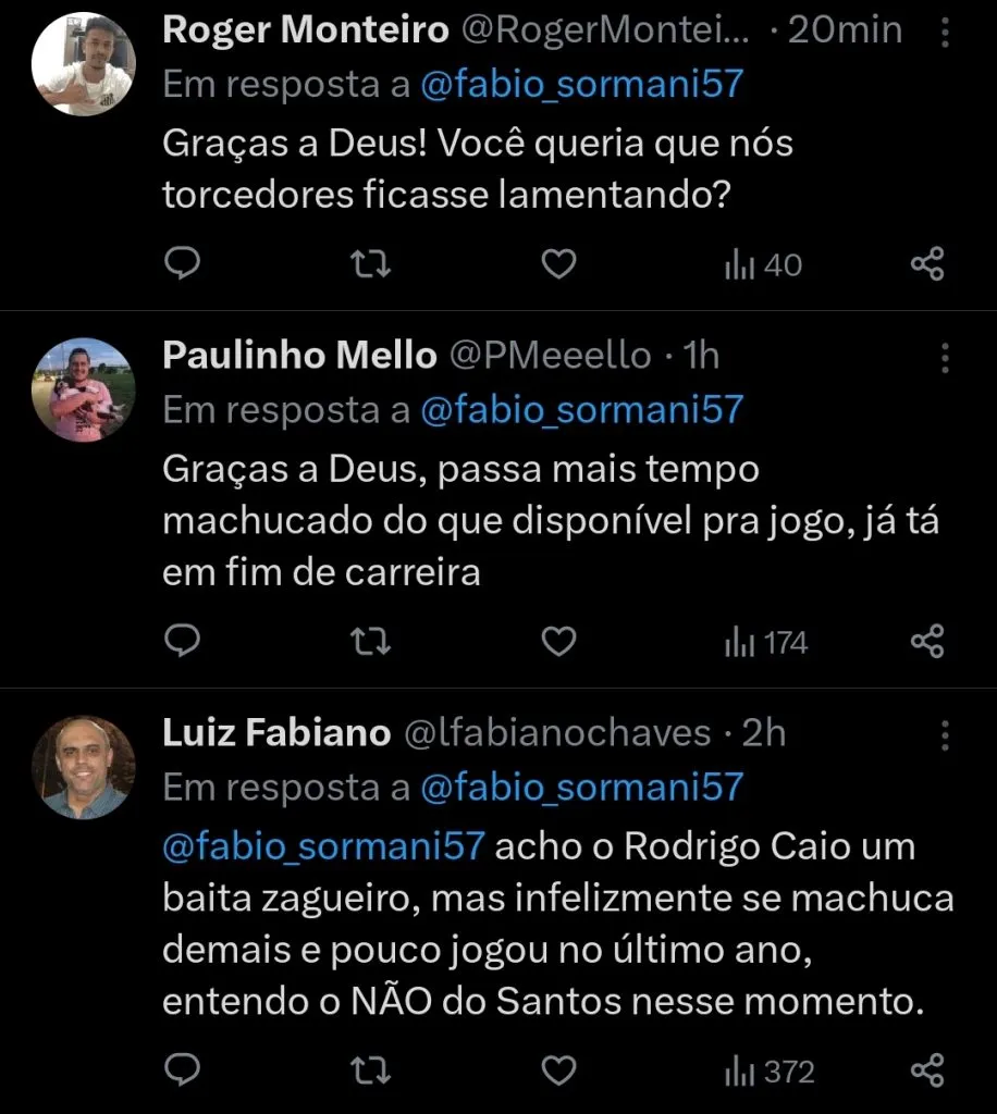 Repercussão via Twitter