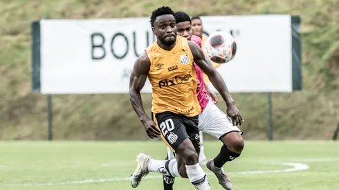 Mendoza: atacante não deve ficar no Santos (Foto: Ivan Storti/Santos FC/Divulgação)