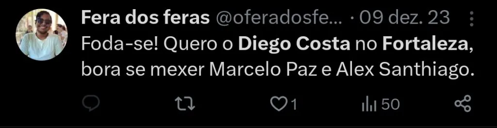 Repercussão via Twitter