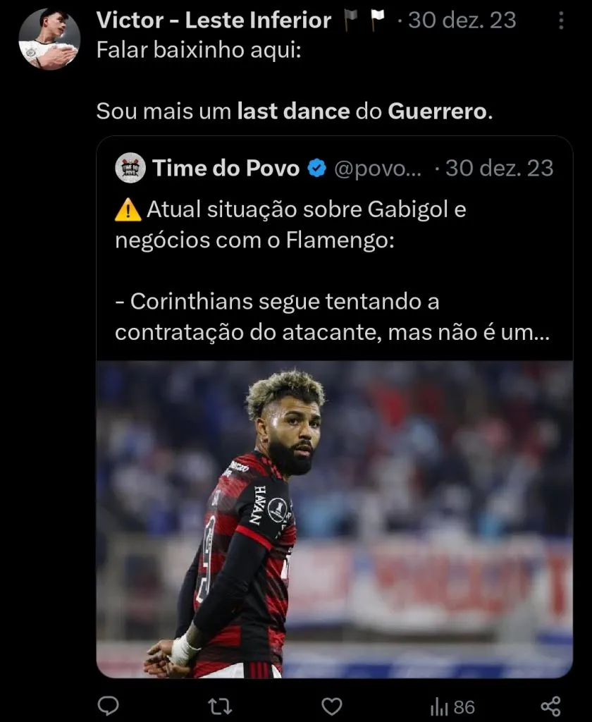 Repercussão via Twitter