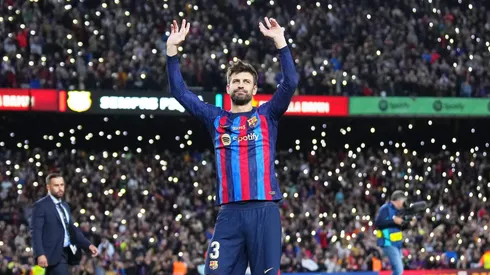 Gerard Pique of FC Barcelona (Photo by Alex Caparros/Getty Images)