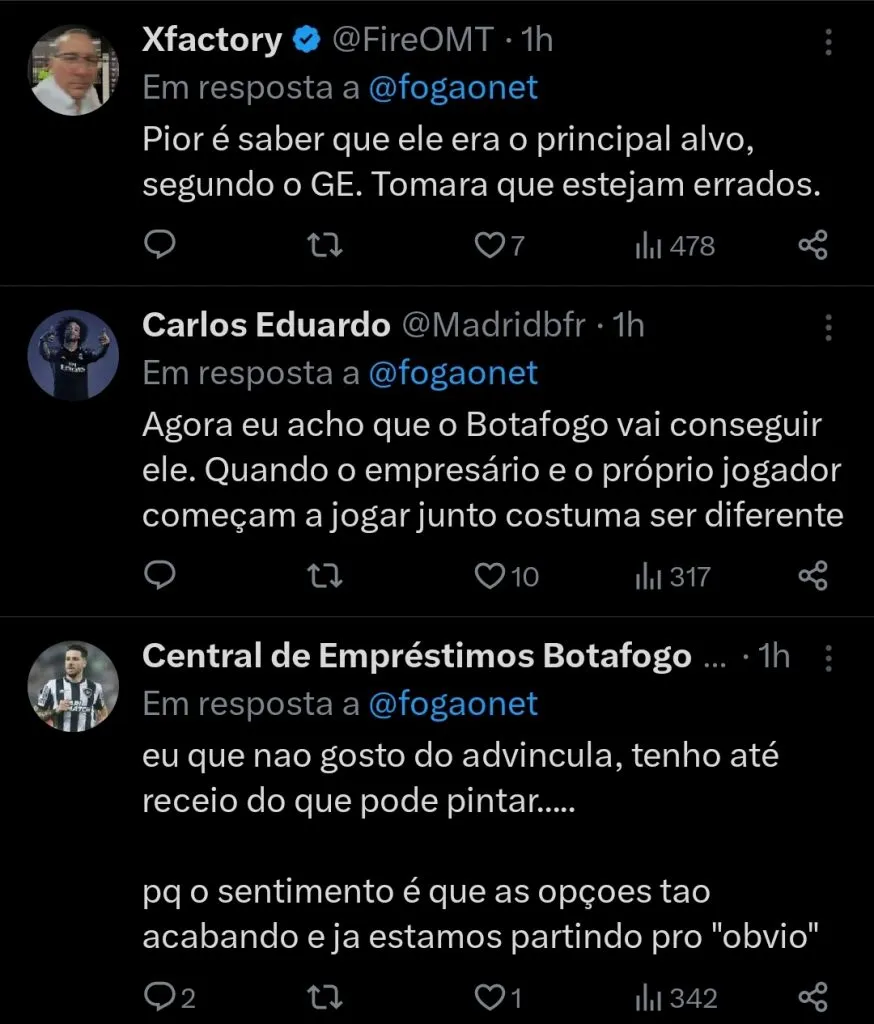 Repercussão via Twitter