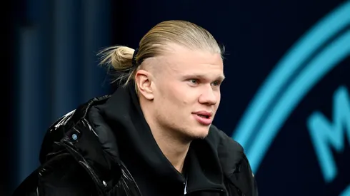 Haaland, Man City. (Photo by Gareth Copley/Getty Images)