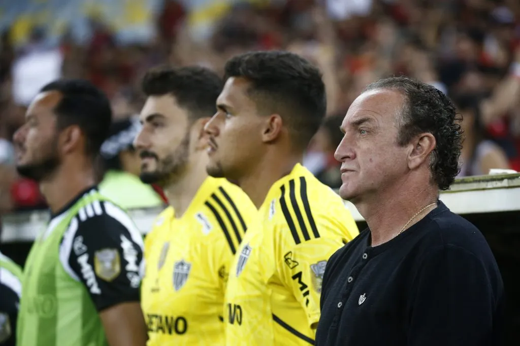 Cuca em ação pelo Atlético. (Photo by Wagner Meier/Getty Images)