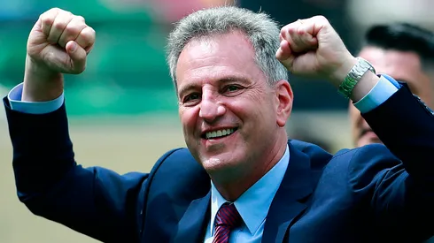 Presidente Landim gostou: jogador do Flamengo está muito valorizado no mercado (Foto: Daniel Apuy/Getty Images)