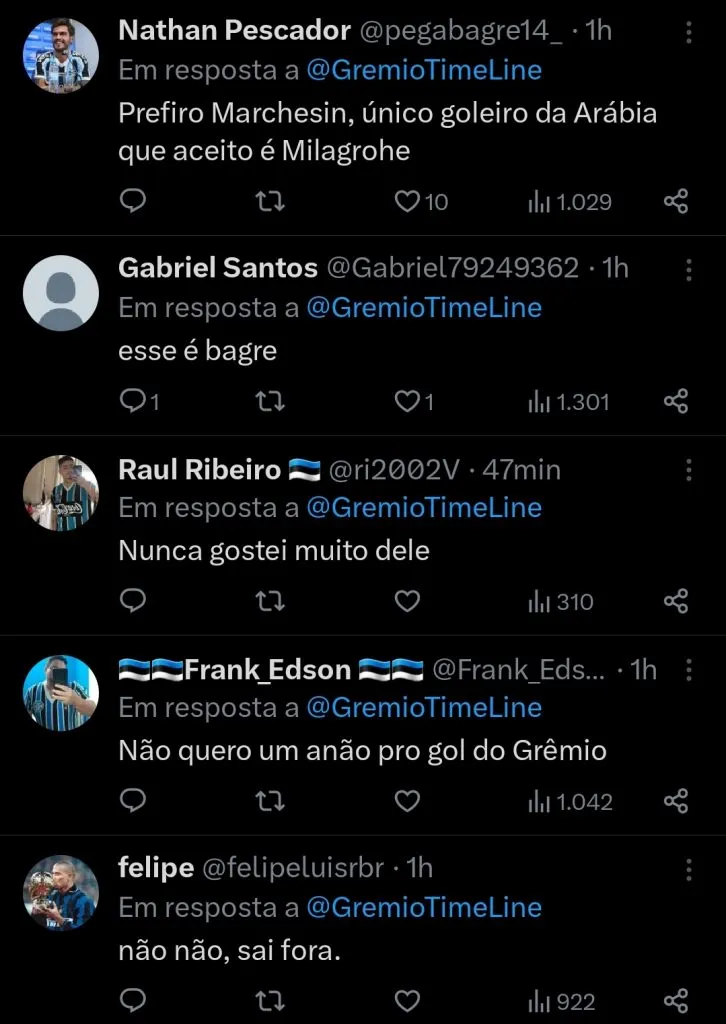 Repercussão via Twitter