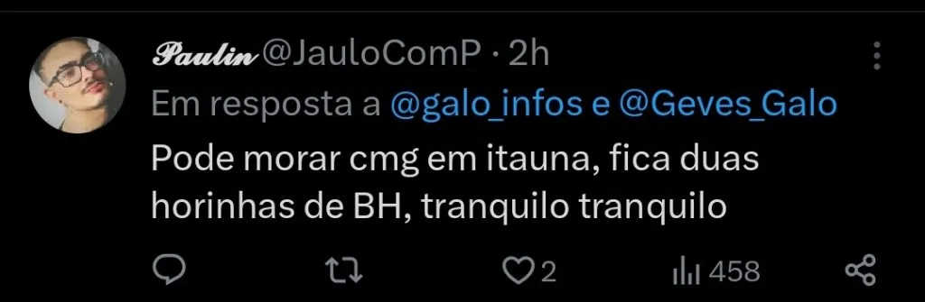 Repercussão via Twitter