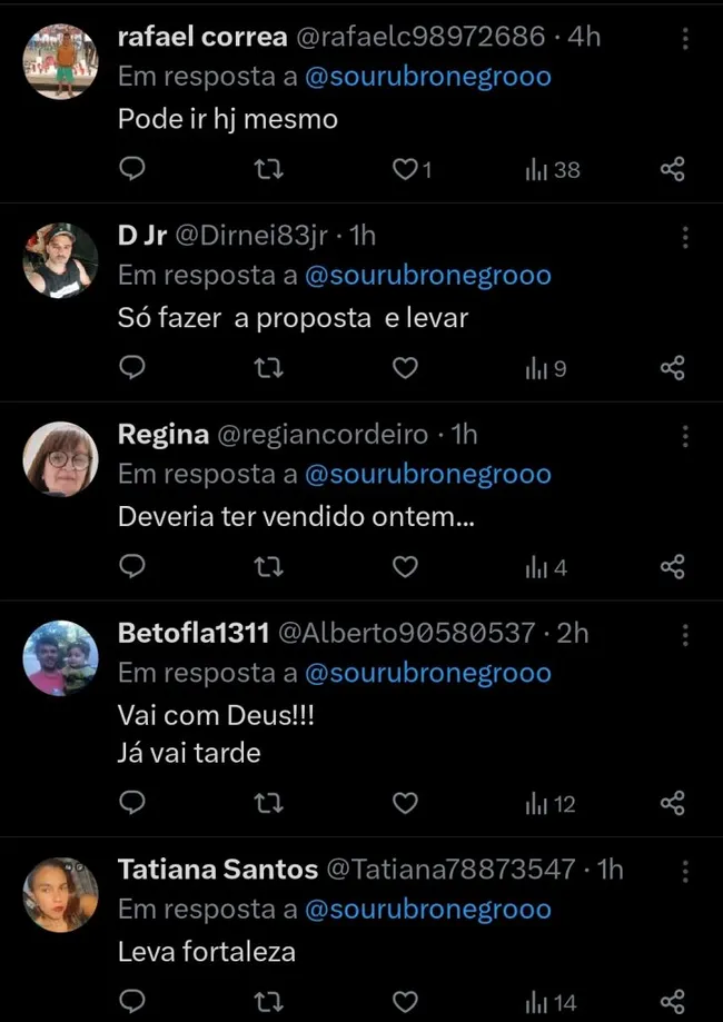 Repercussão via Twitter