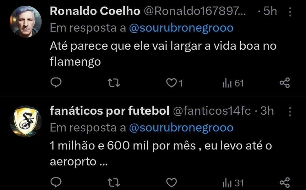 Repercussão via Twitter