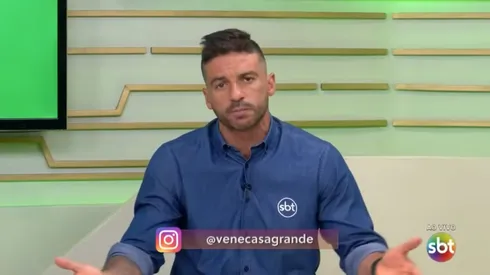 Venê Casagrande solta informação do Vasco. Foto: Reprodução SBT Sports/YouTube