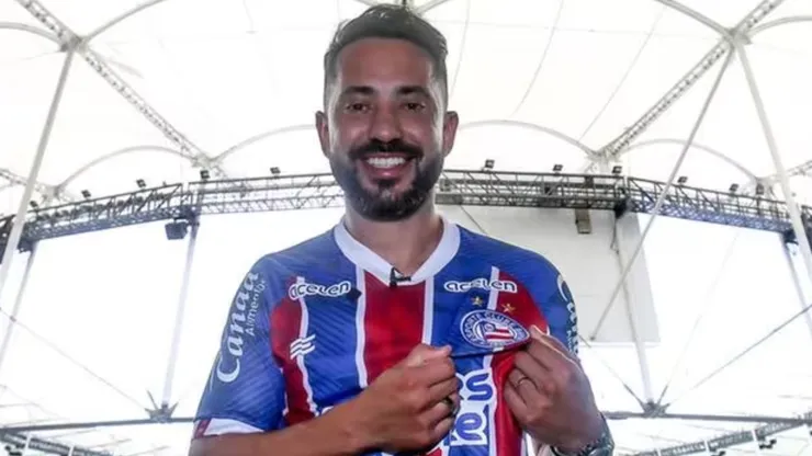 Everton Ribeiro: apresentado oficialmente no Bahia (Foto: Divulgação/Bahia)