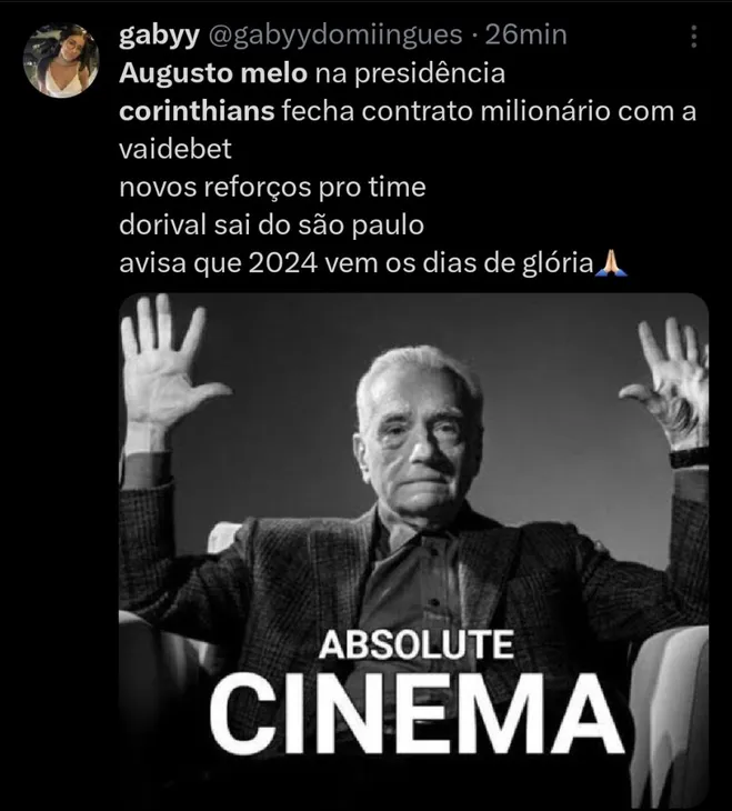 Repercussão via Twitter