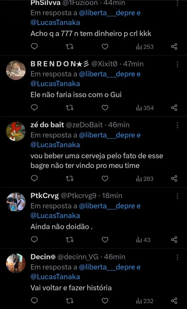 Repercussão via Twitter