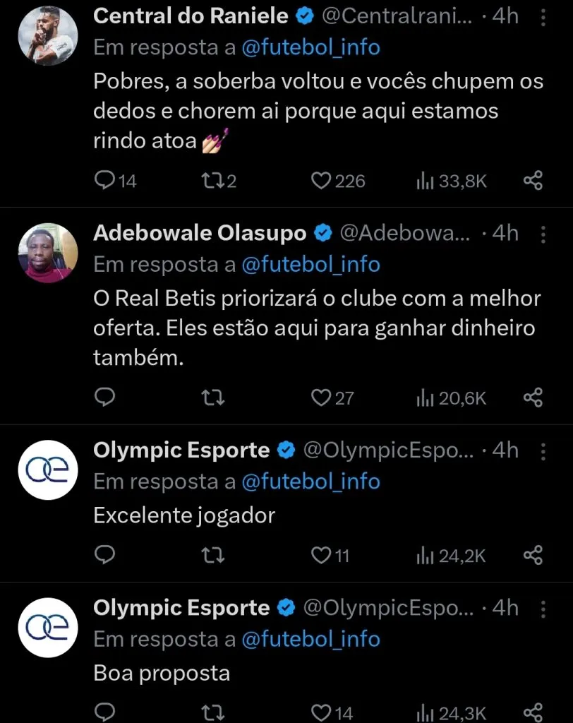 Repercussão via Twitter