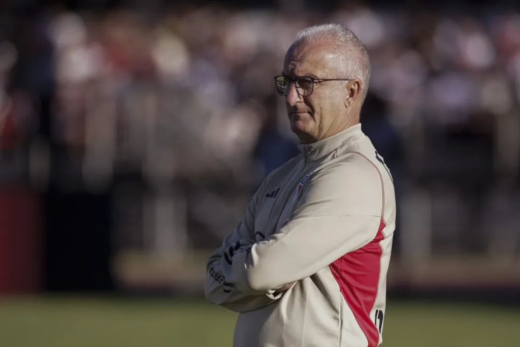 Dorival no clássico diante do Palmeiras (Photo by Alexandre Schneider/Getty Images)