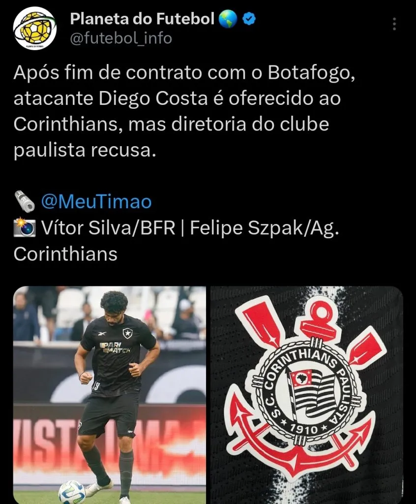 Repercussão via Twitter